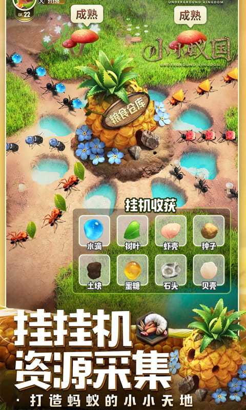 小小蚁国（极速发育版）游戏截图